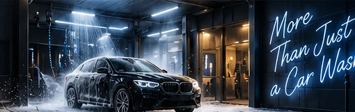 Современная автомойка — предварительный визуальный образ